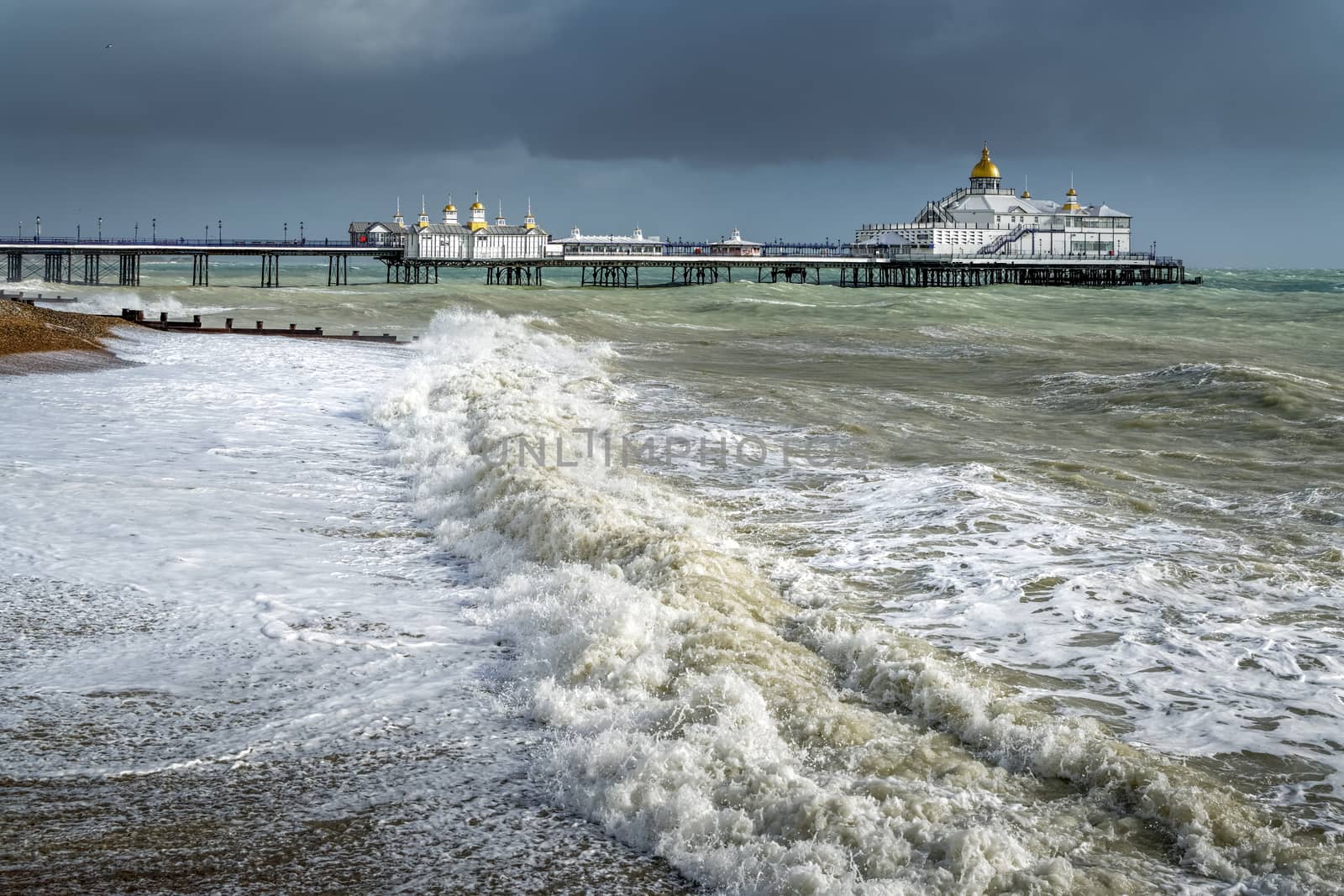 EASTBOURNE, EAST SUSSEX/UK - OCTOBER 21 : Tail End of Storm Bria by phil_bird