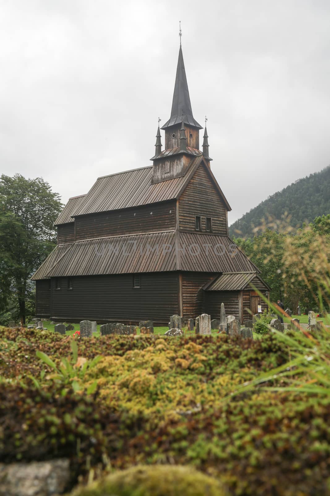 The Kaupanger Stave Church is the largest stave church in Sogn og Fjordane, Norway