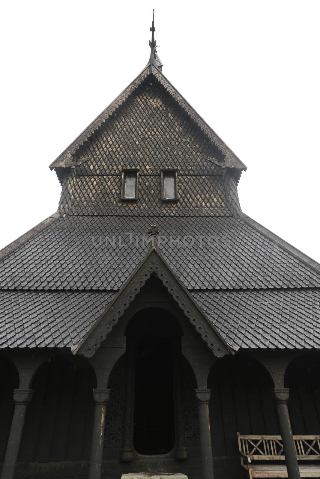 The Hopperstad stave church near Vik in Norway