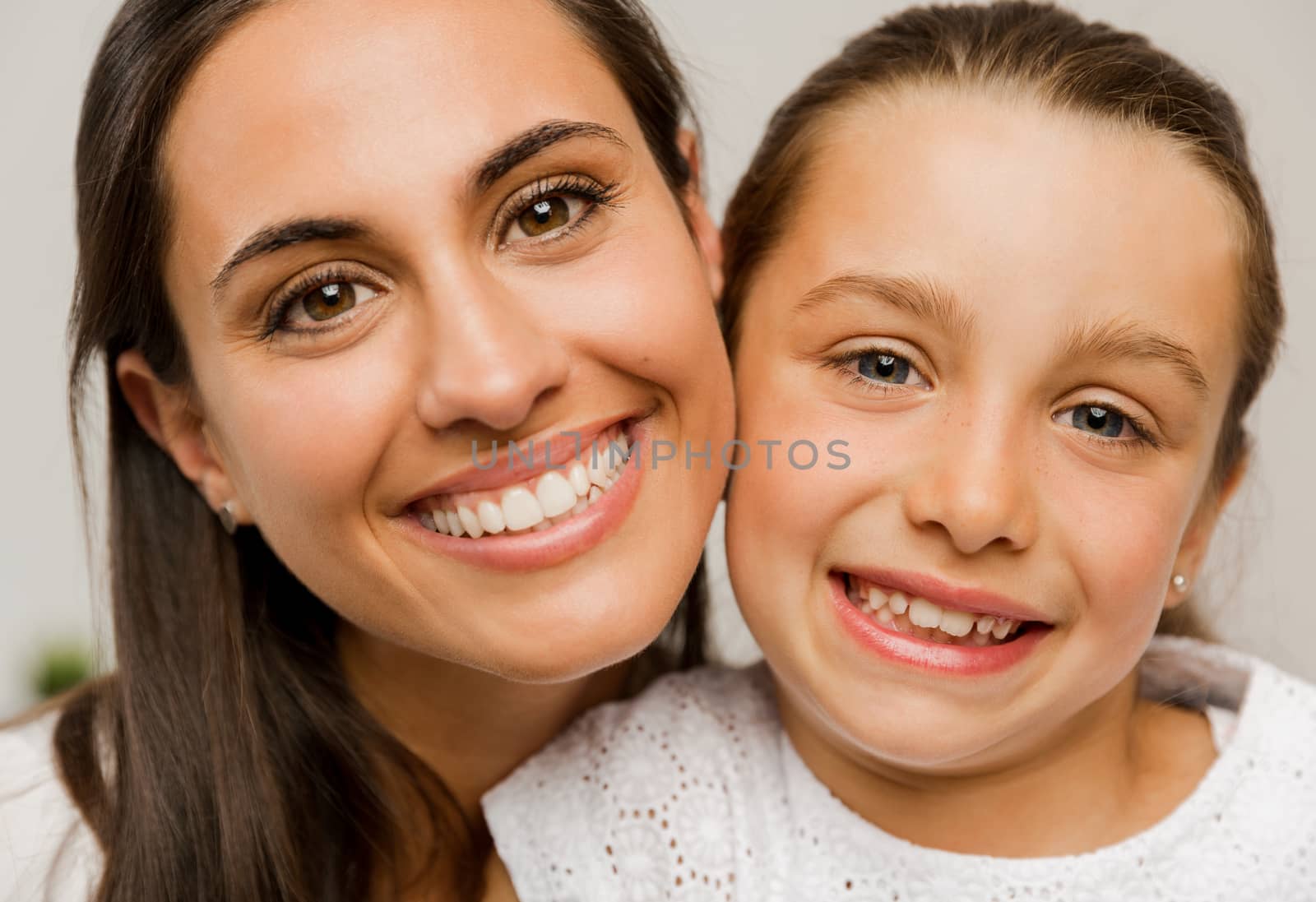 Shot of a beautiful Mother and Daughter smiling 