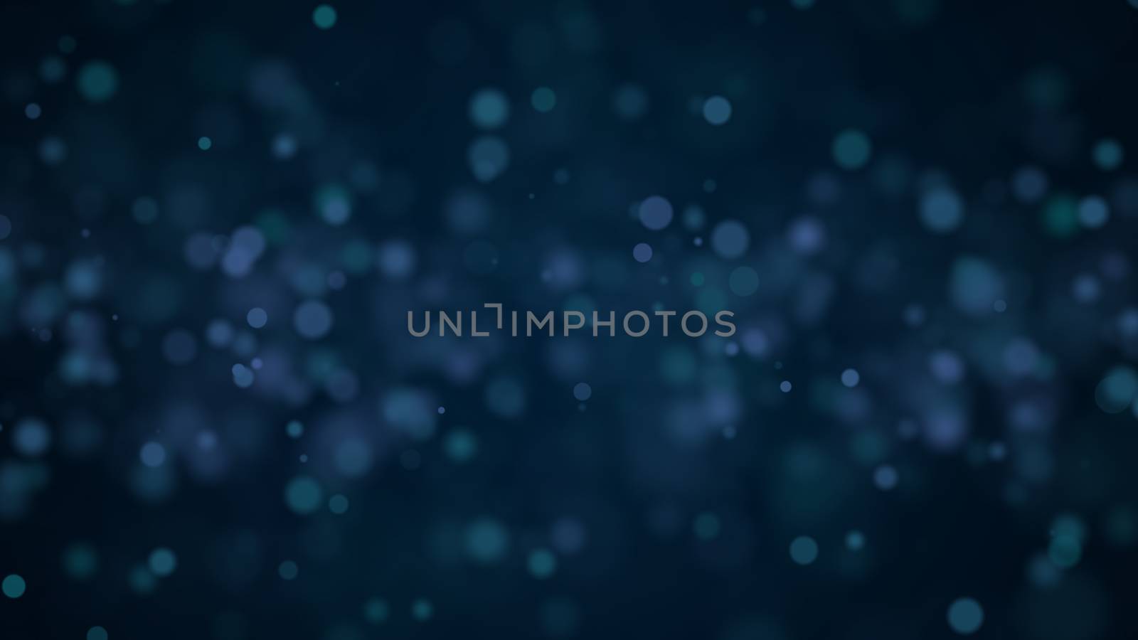Abstract background with bokeh. Defocused backdrop. 3d render