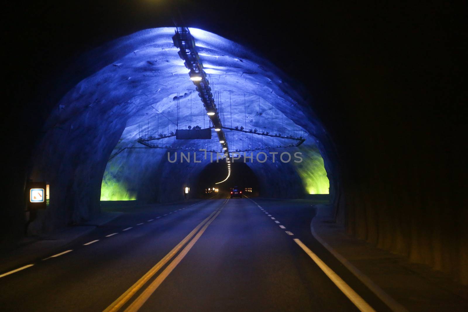 Laerdal Tunnel in Norway, the longest road tunnel in the world