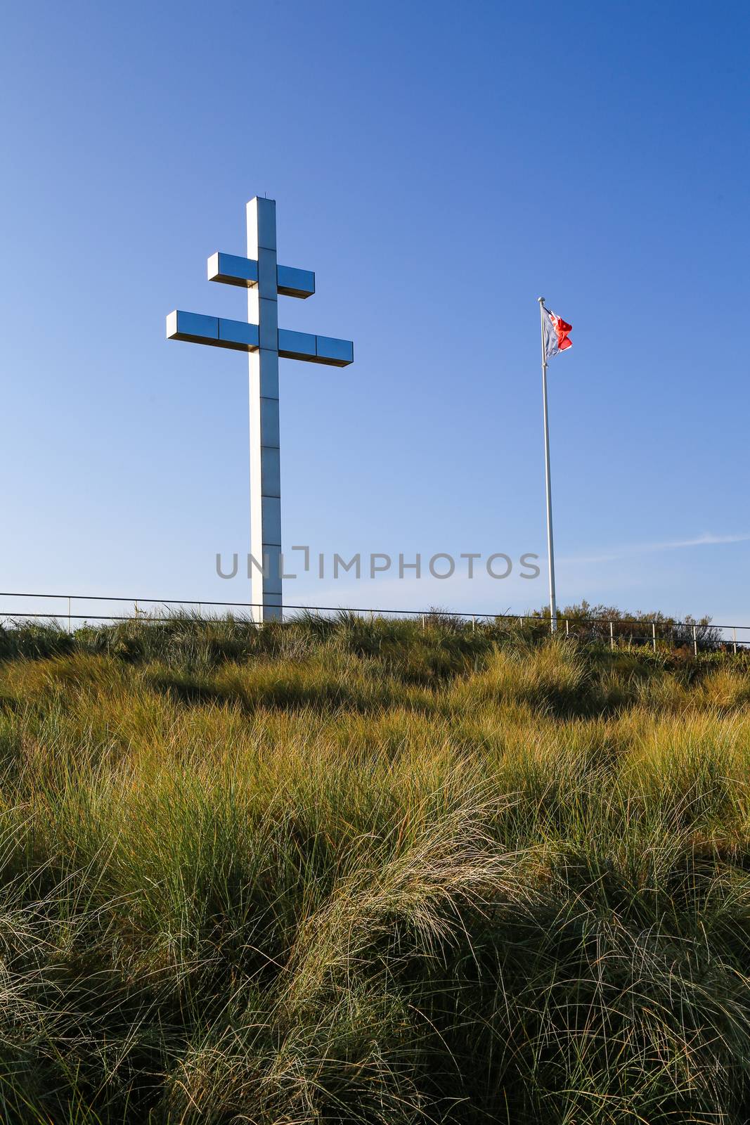  Lorraine cross at Juno Beach by Kartouchken
