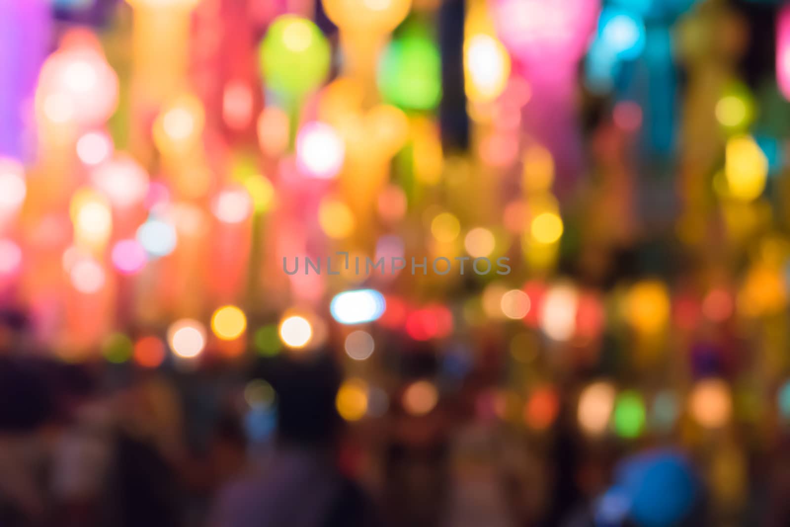 Colorful abstract defocused blur background.  by teerawit