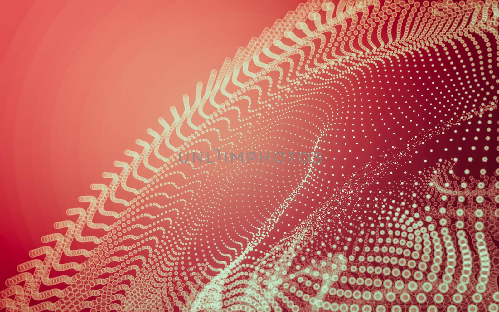 Abstract polygonal space low poly dark background, 3d rendering by teerawit