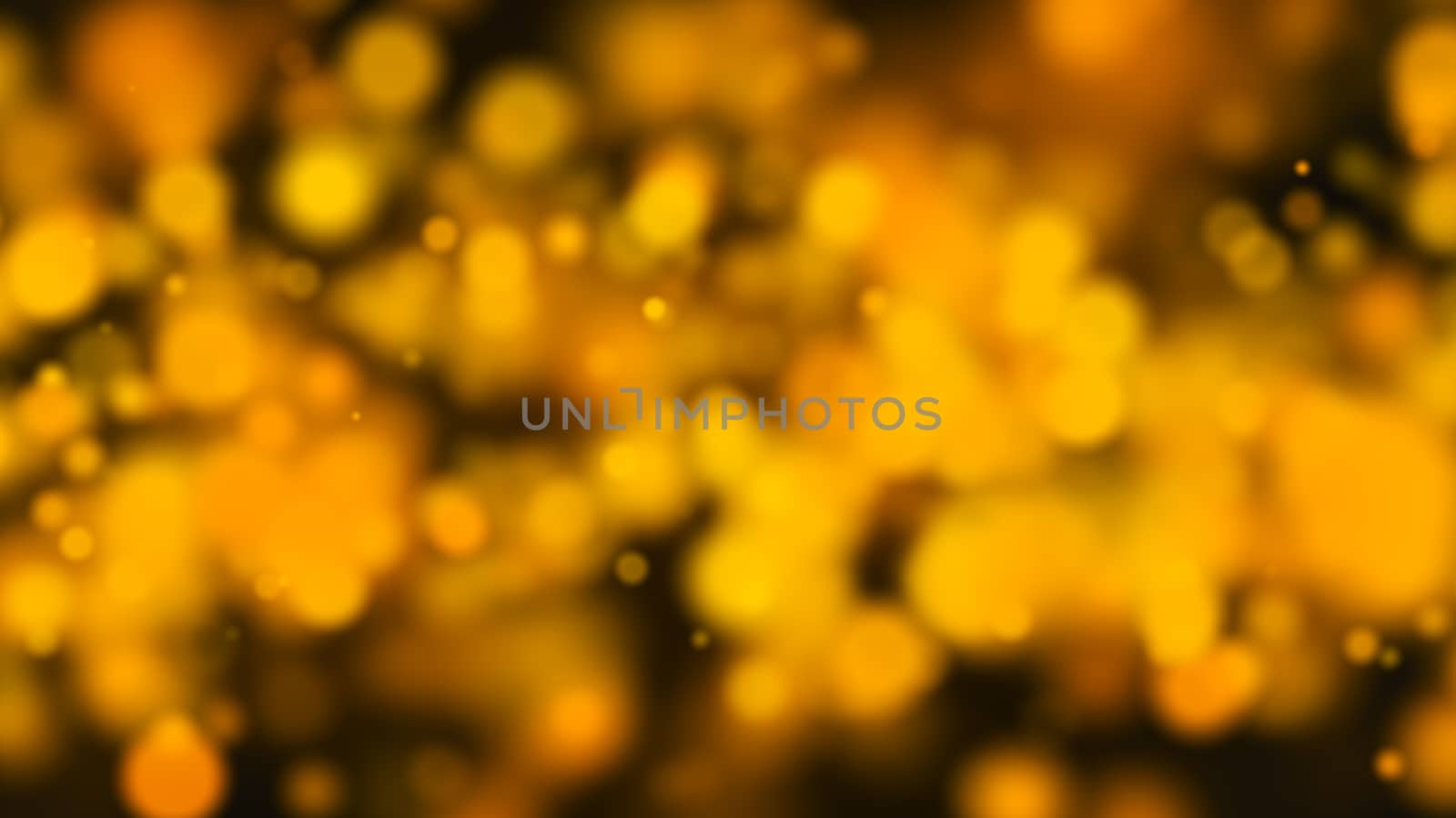 Abstract gold bokeh with black background by nolimit046