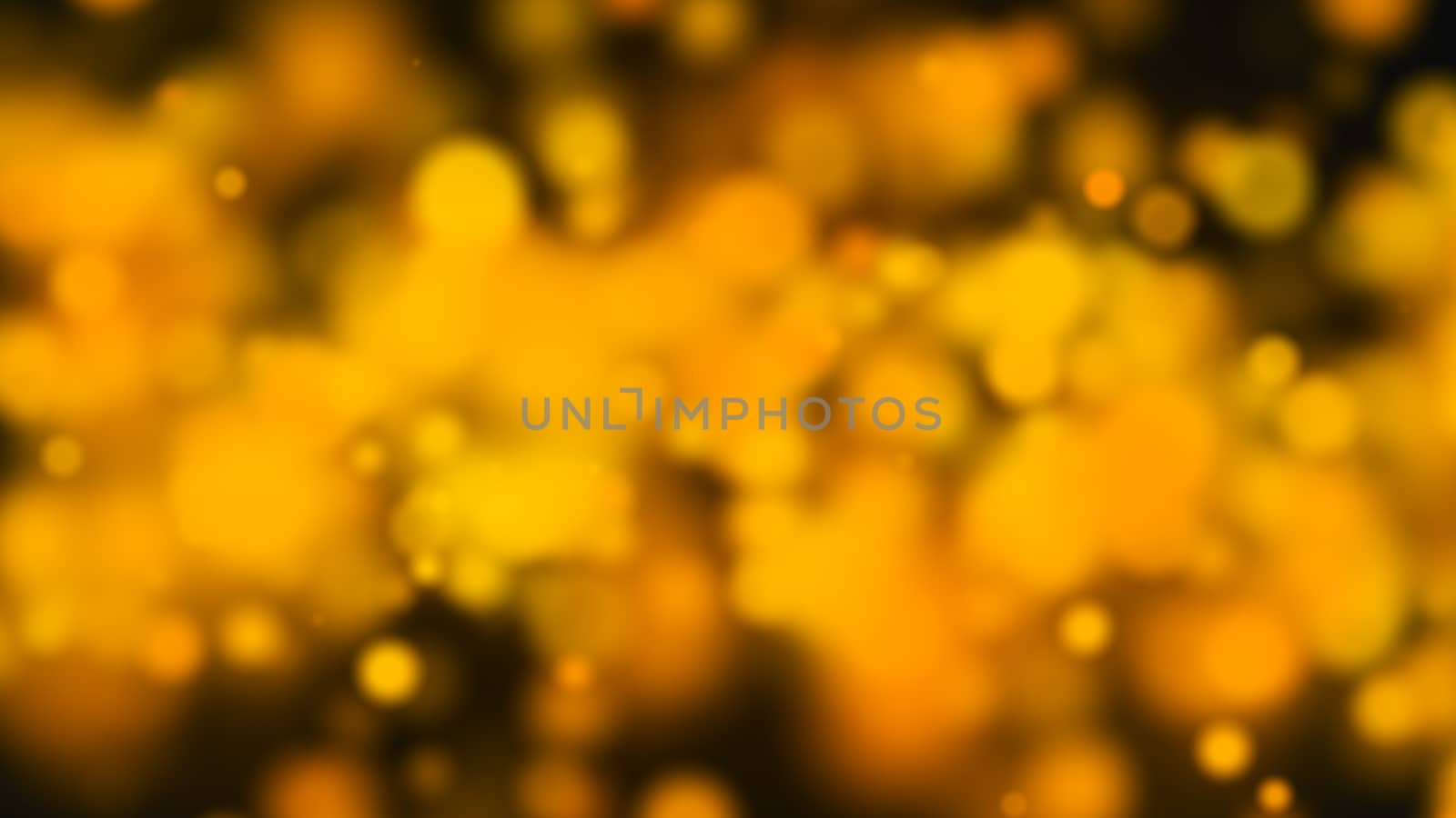 Abstract gold bokeh with black background by nolimit046