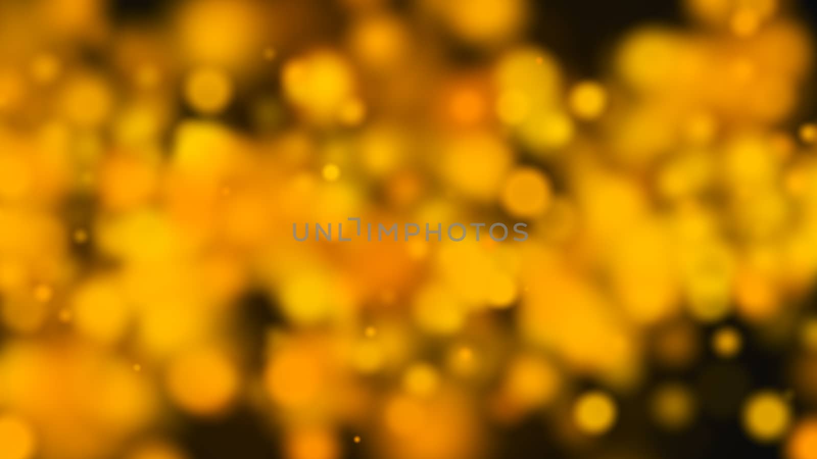 Abstract gold bokeh with black background by nolimit046