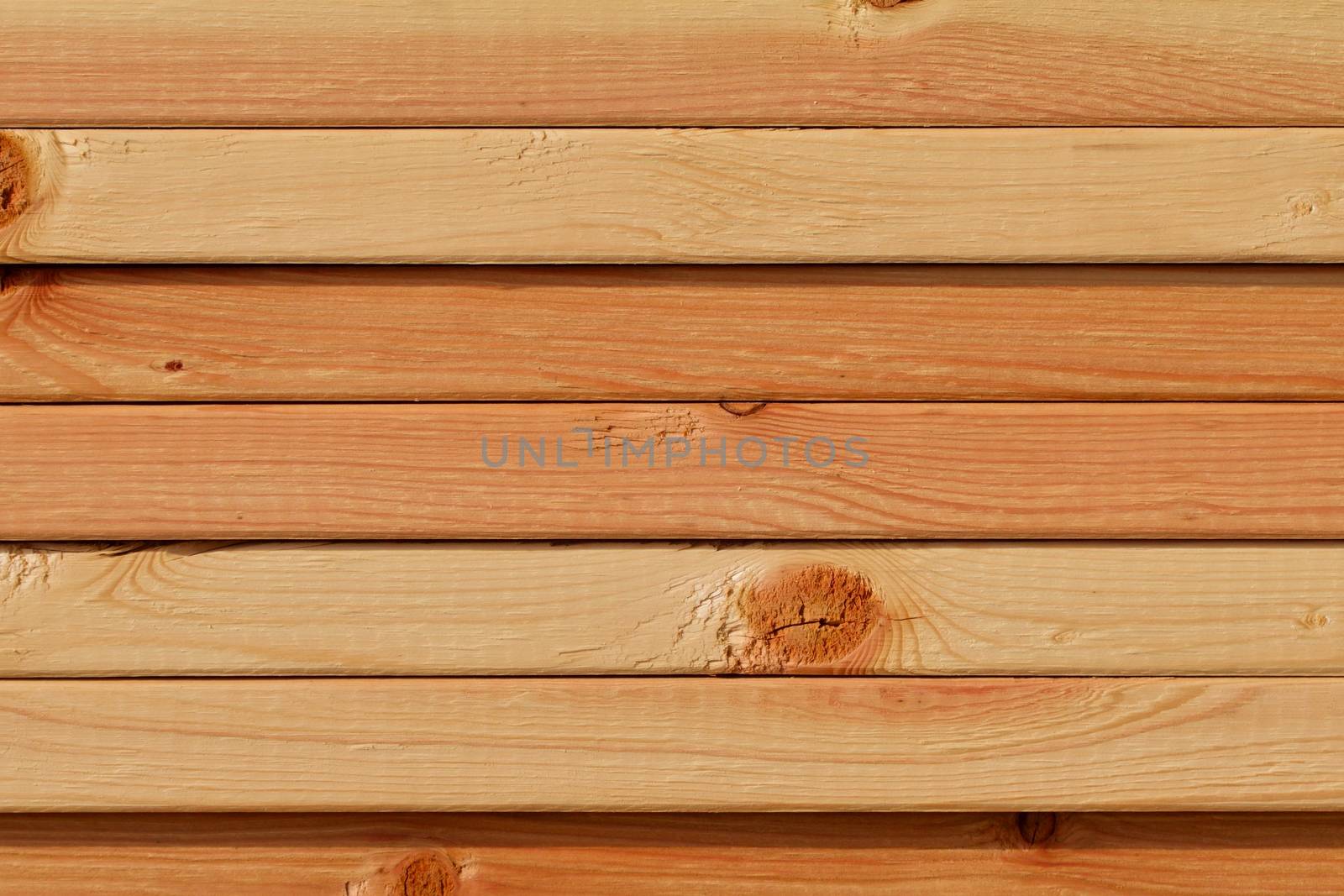 Stacked planks side view
