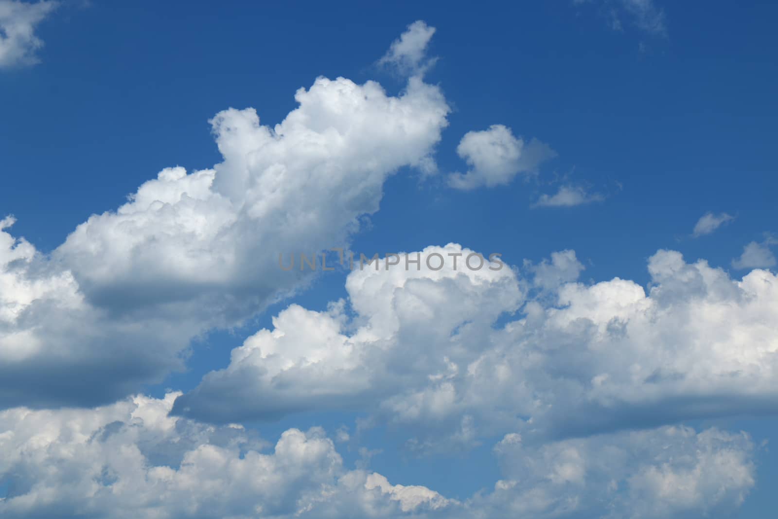 Blue sky with clouds background, sky with clouds