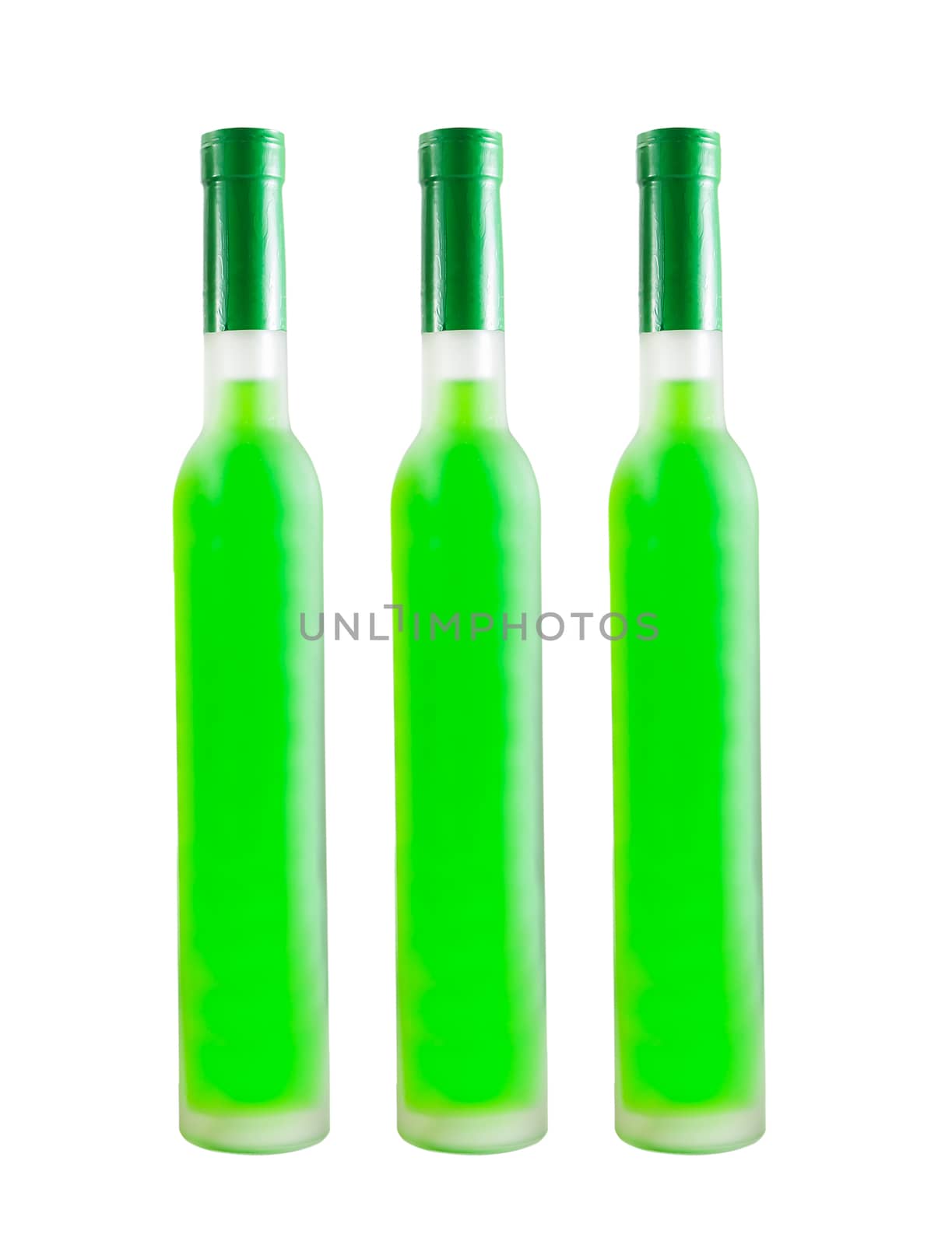 Green wine bottle by stoonn