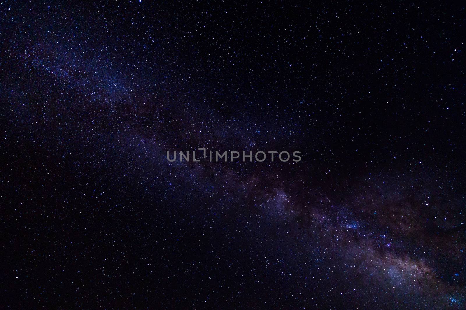 milky way, landscape of the night sky