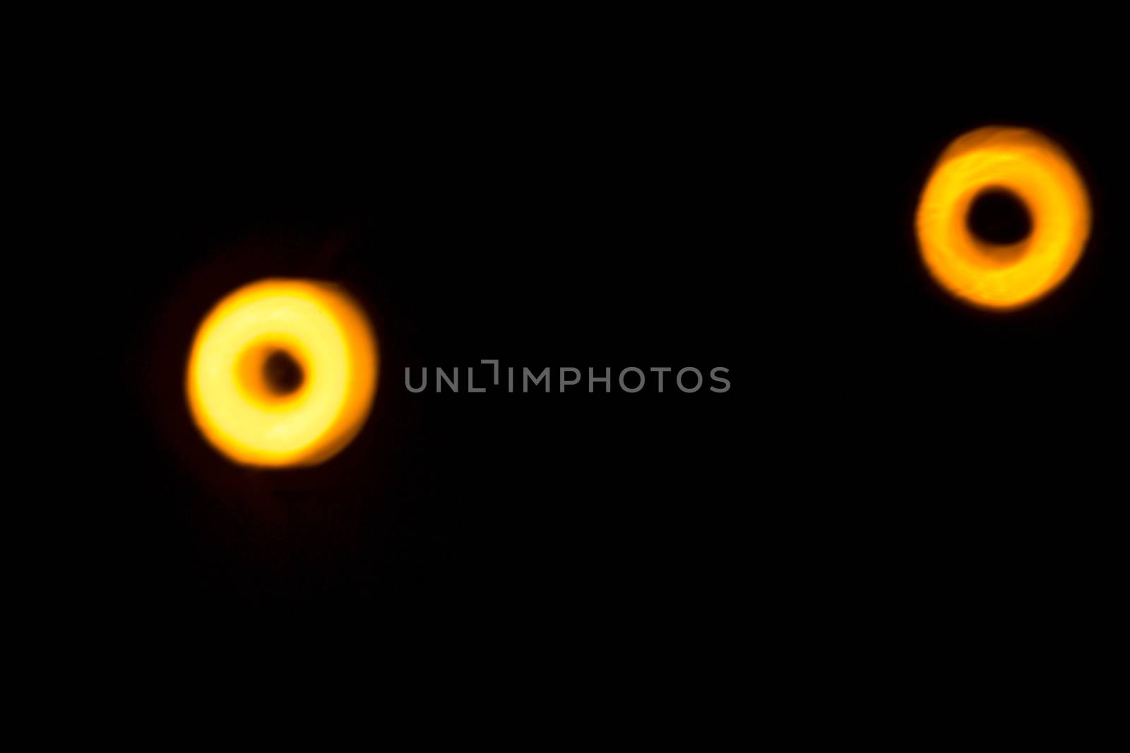 yellow lights on a black background abstraction by darksoul72