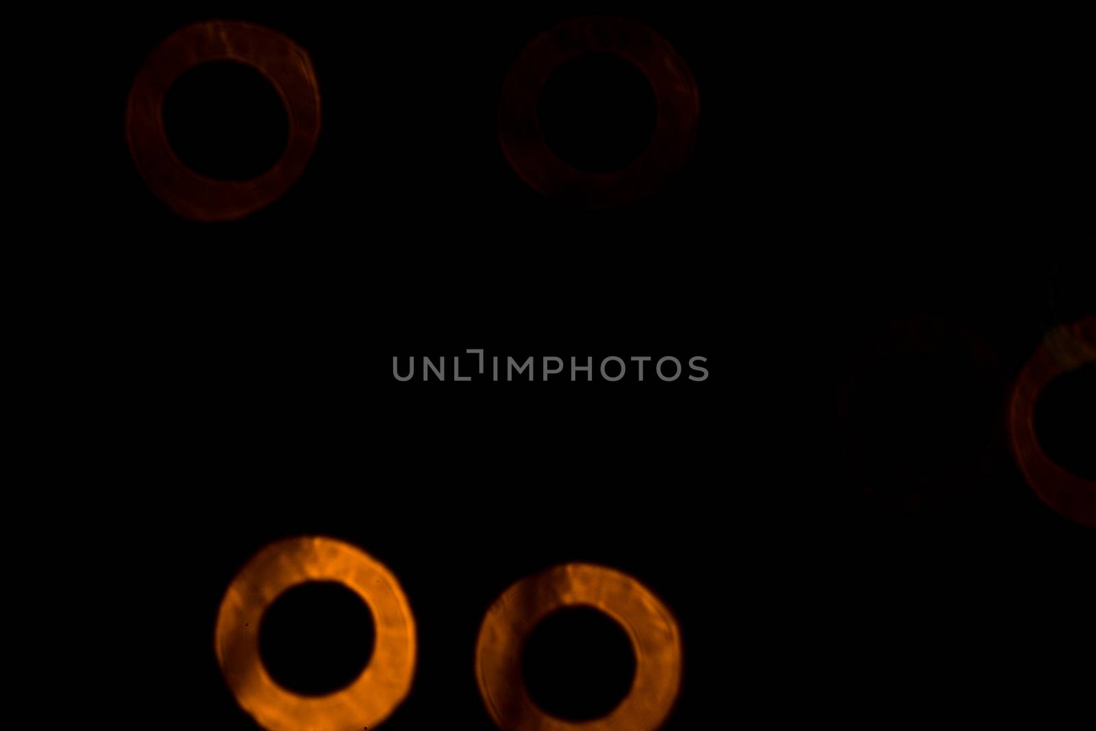 yellow lights on a black background abstraction by darksoul72