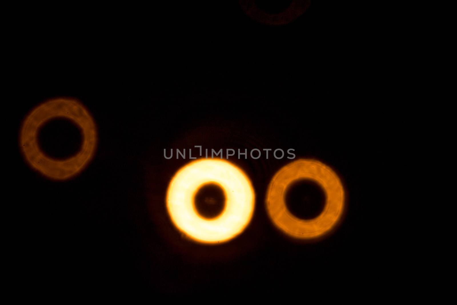 yellow lights on a black background abstraction by darksoul72