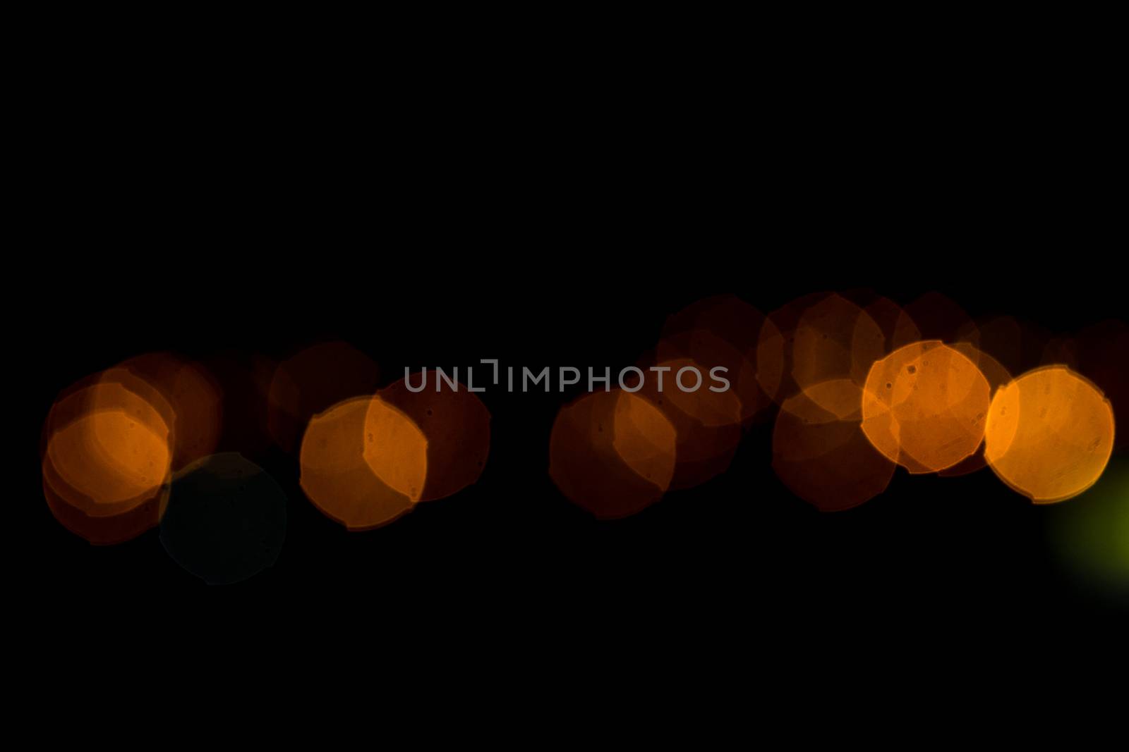 yellow lights on a black background abstraction by darksoul72