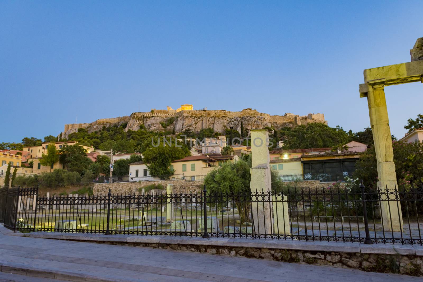 acropolis side view by vangelis
