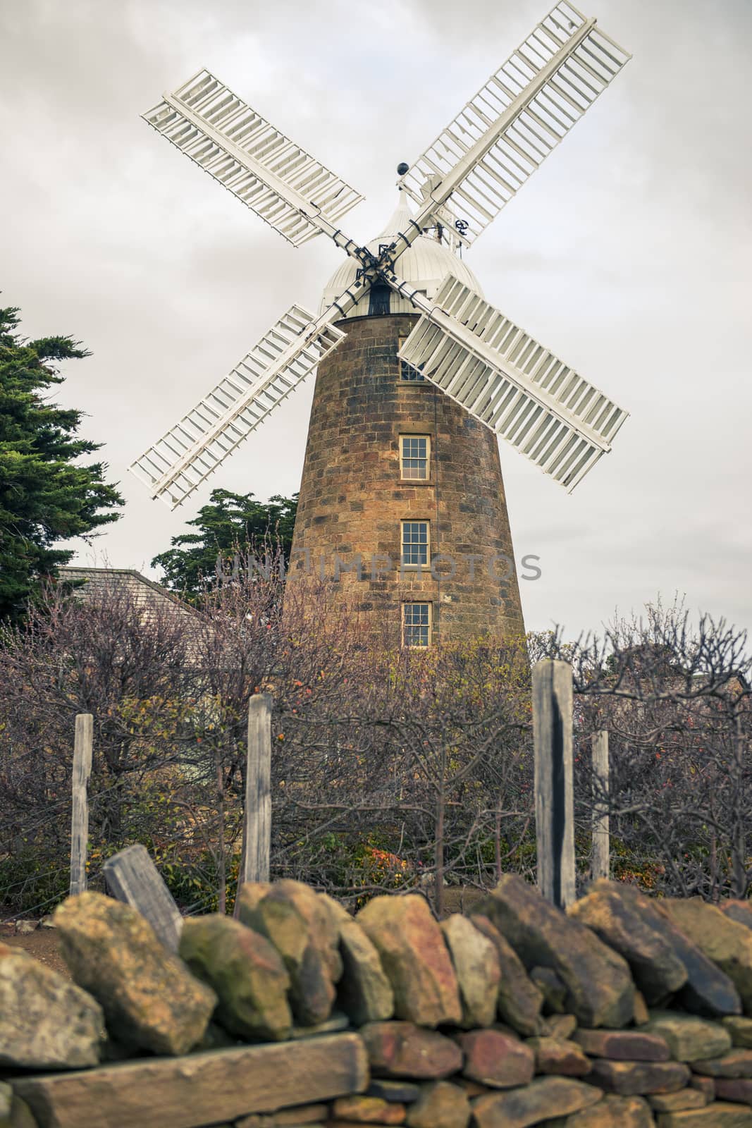 Historic and amazing Callington Mill in Oatlands, Tasmania, Australia.