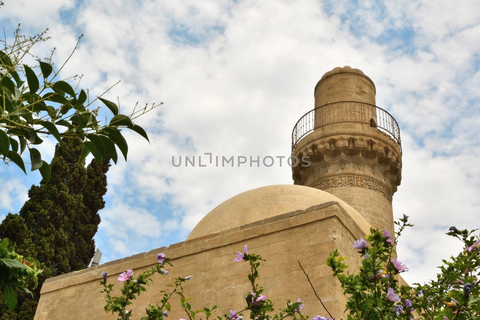 Baku,the 15th century mosque in the fortless built during the Shirvanshah dynasty