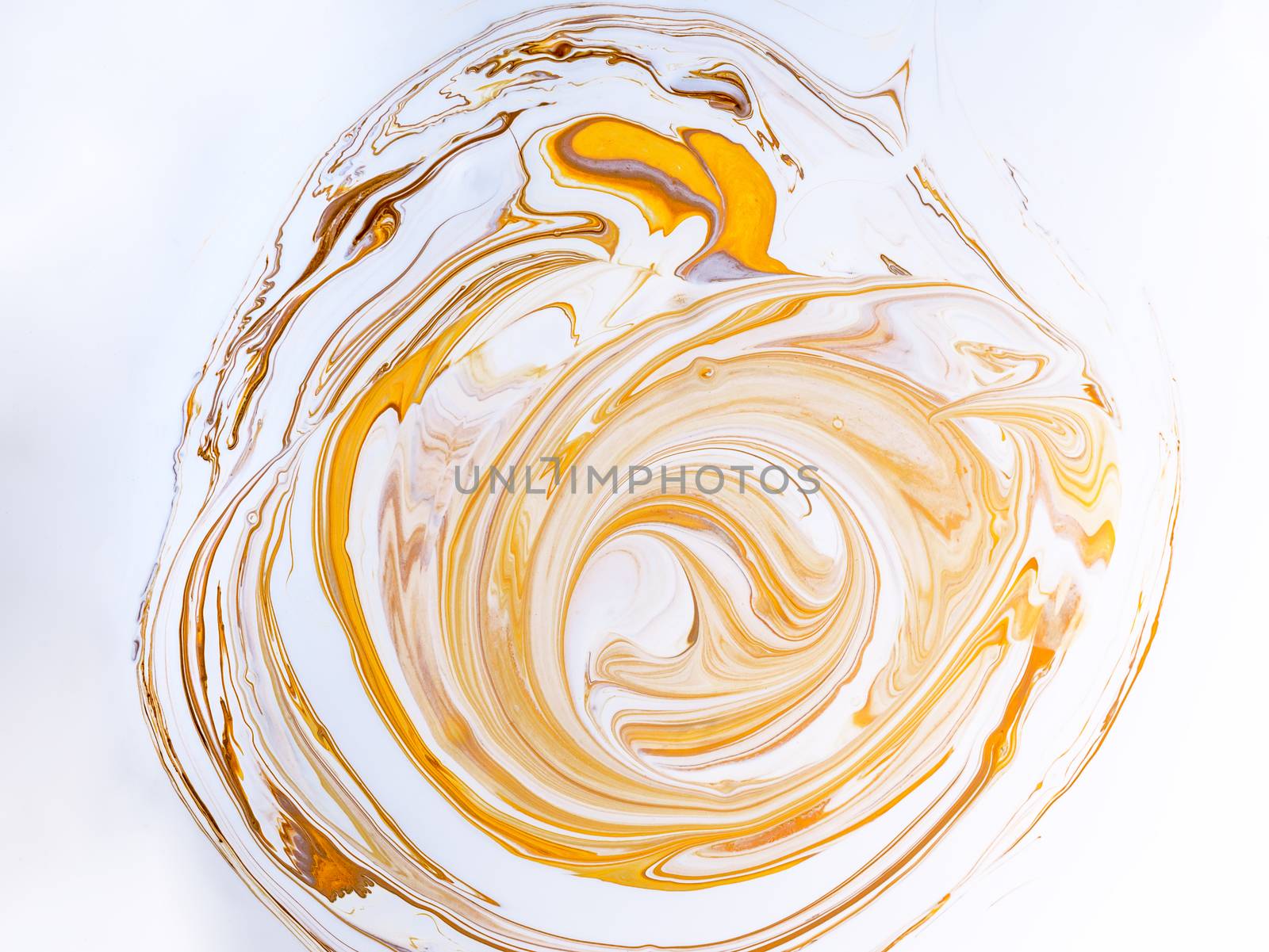Abstract colorful of swirl and move of acrylic mixing for background or painting