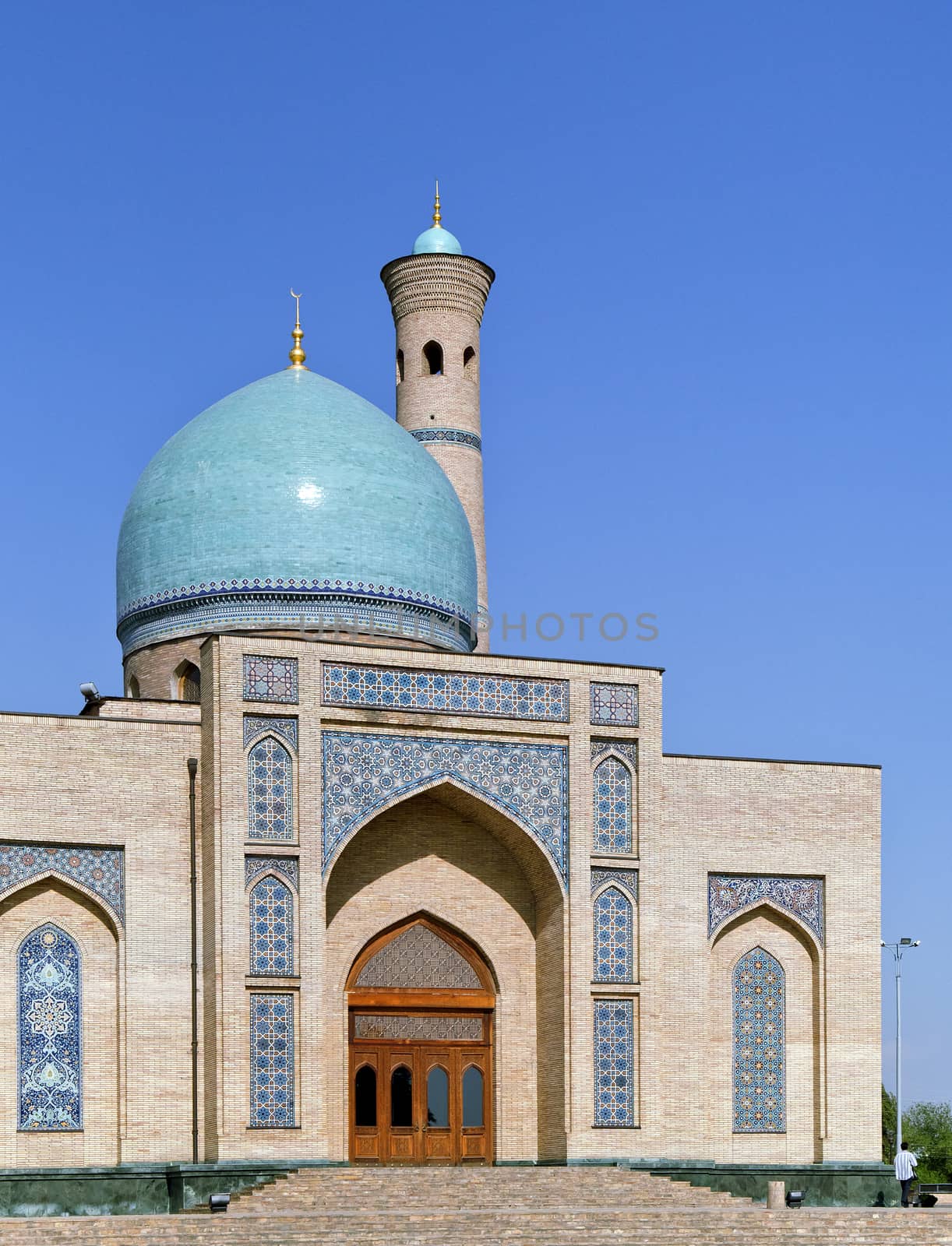 Tilla-Sheikh mosque on a sunny day, Tashkent, Uzbekistan