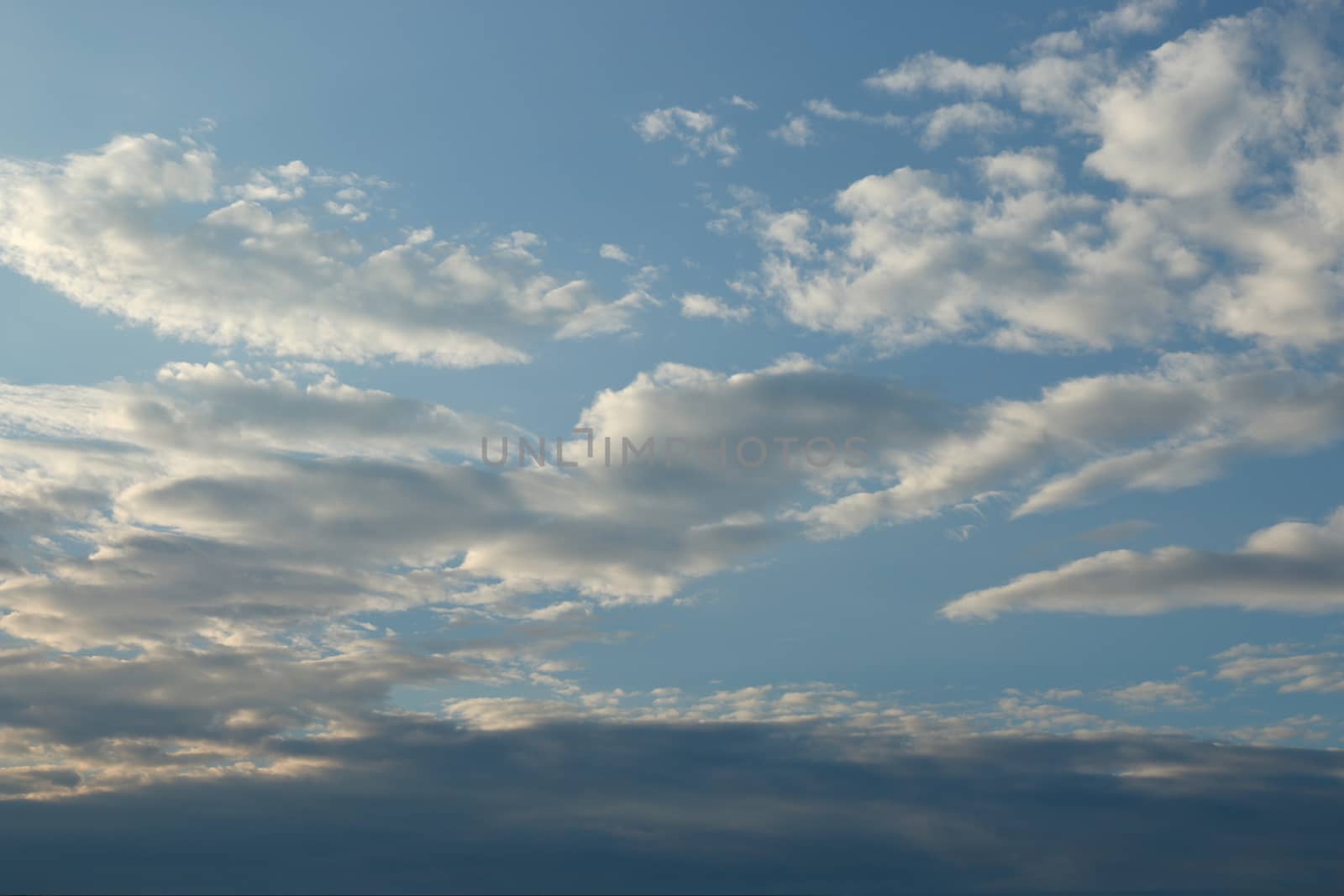 Blue sky with clouds background, sky with clouds