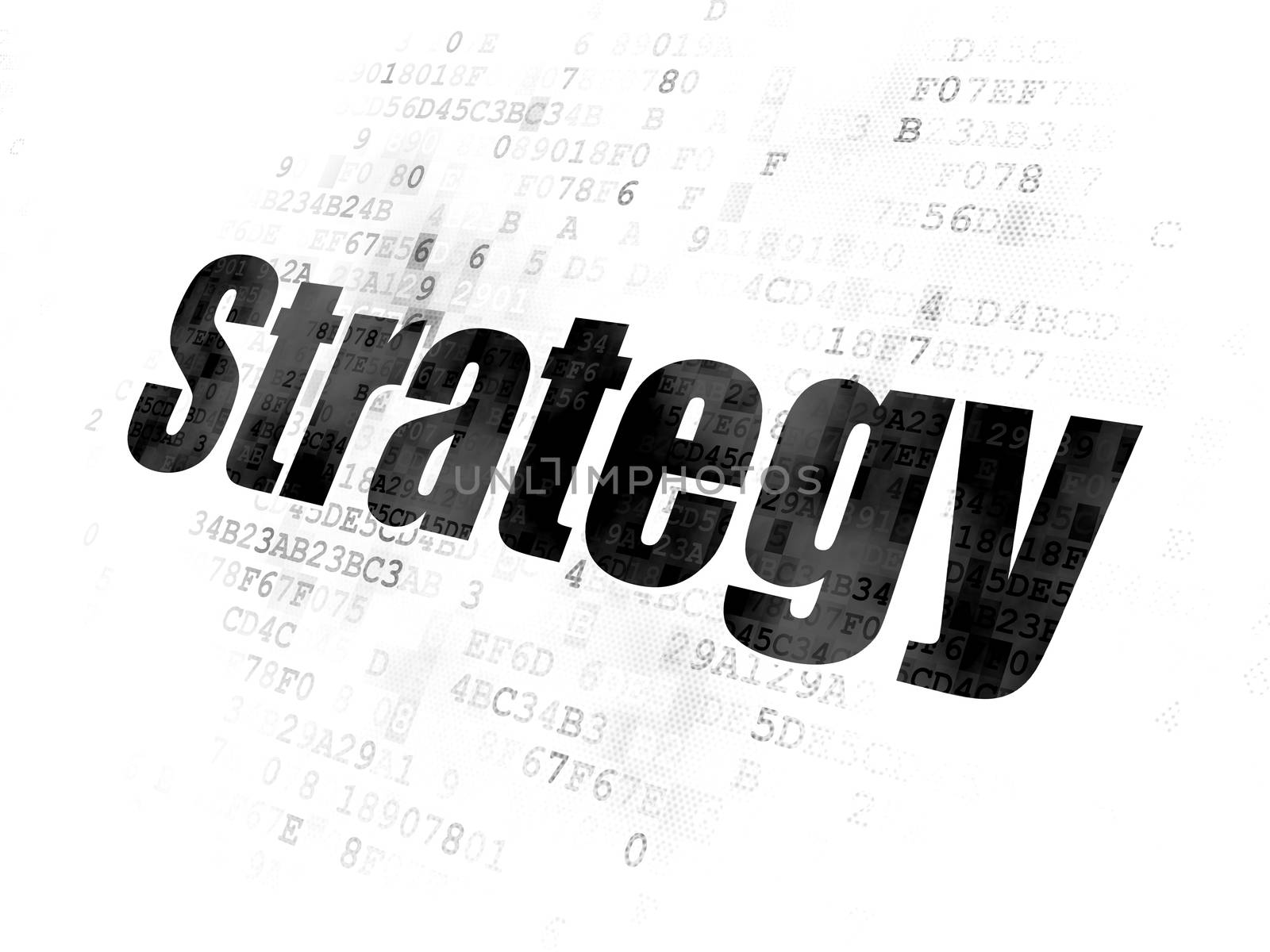 Finance concept: Strategy on Digital background by maxkabakov