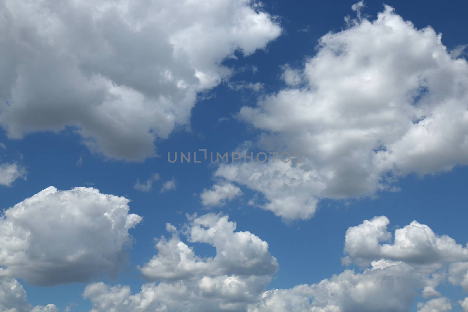 Blue sky with clouds background, sky with clouds