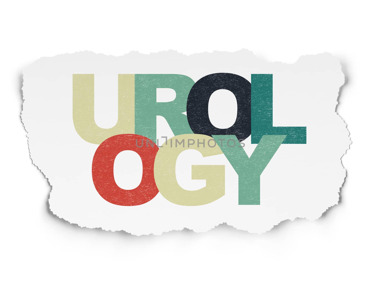Healthcare concept: Urology on Torn Paper background by maxkabakov