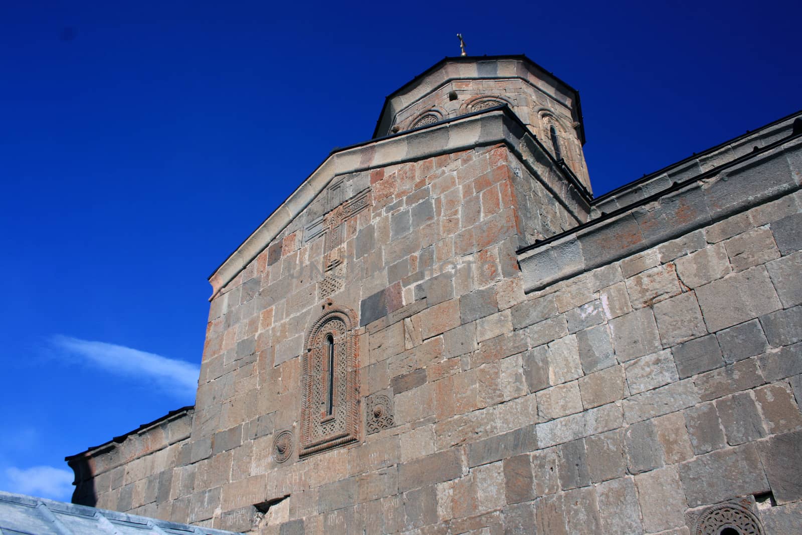 Gergeti church. Cminda Sameba. Kazbegi, Stepantsminda. by mslovacek
