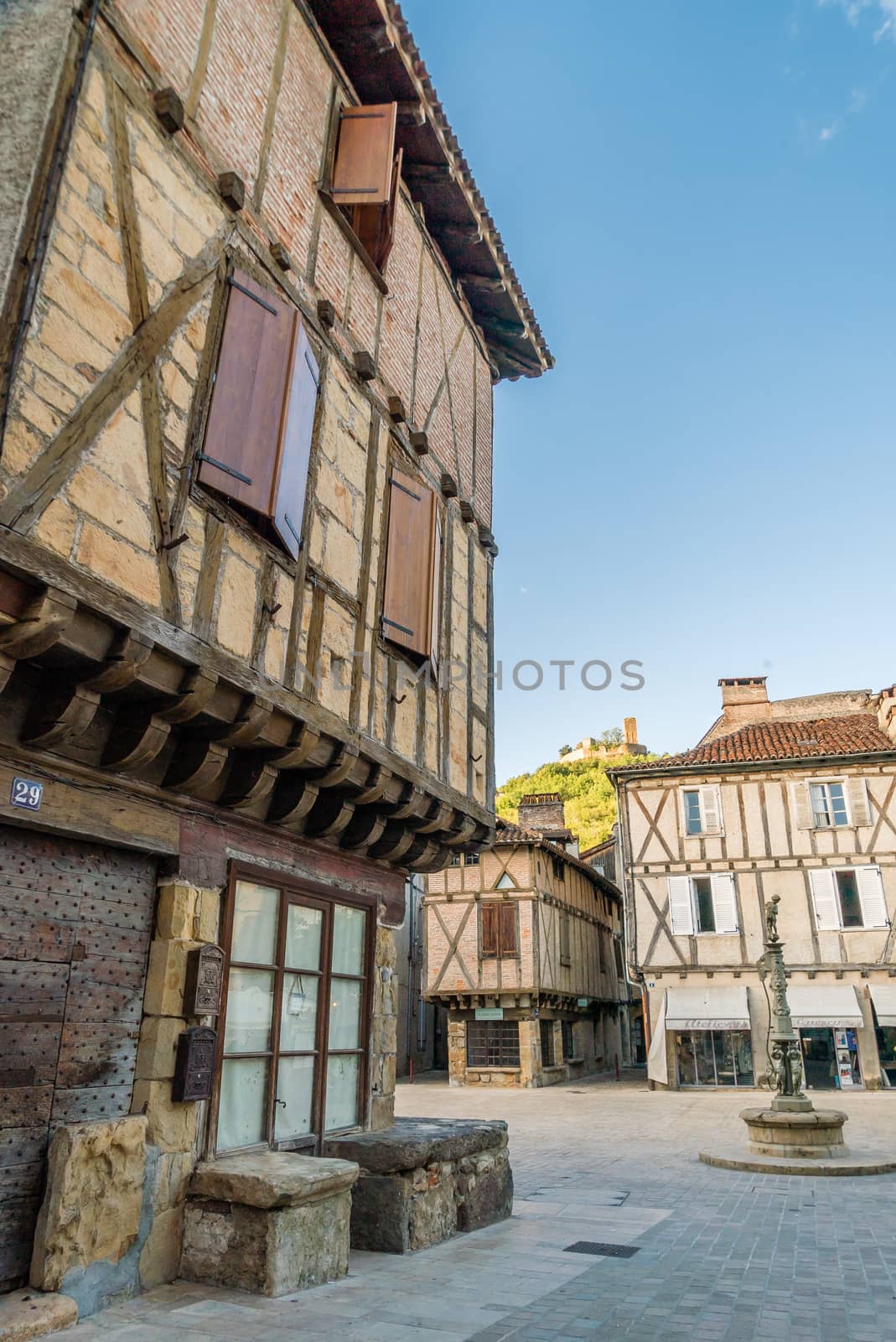 Place du mercadial in Saint Céré France by bignoub