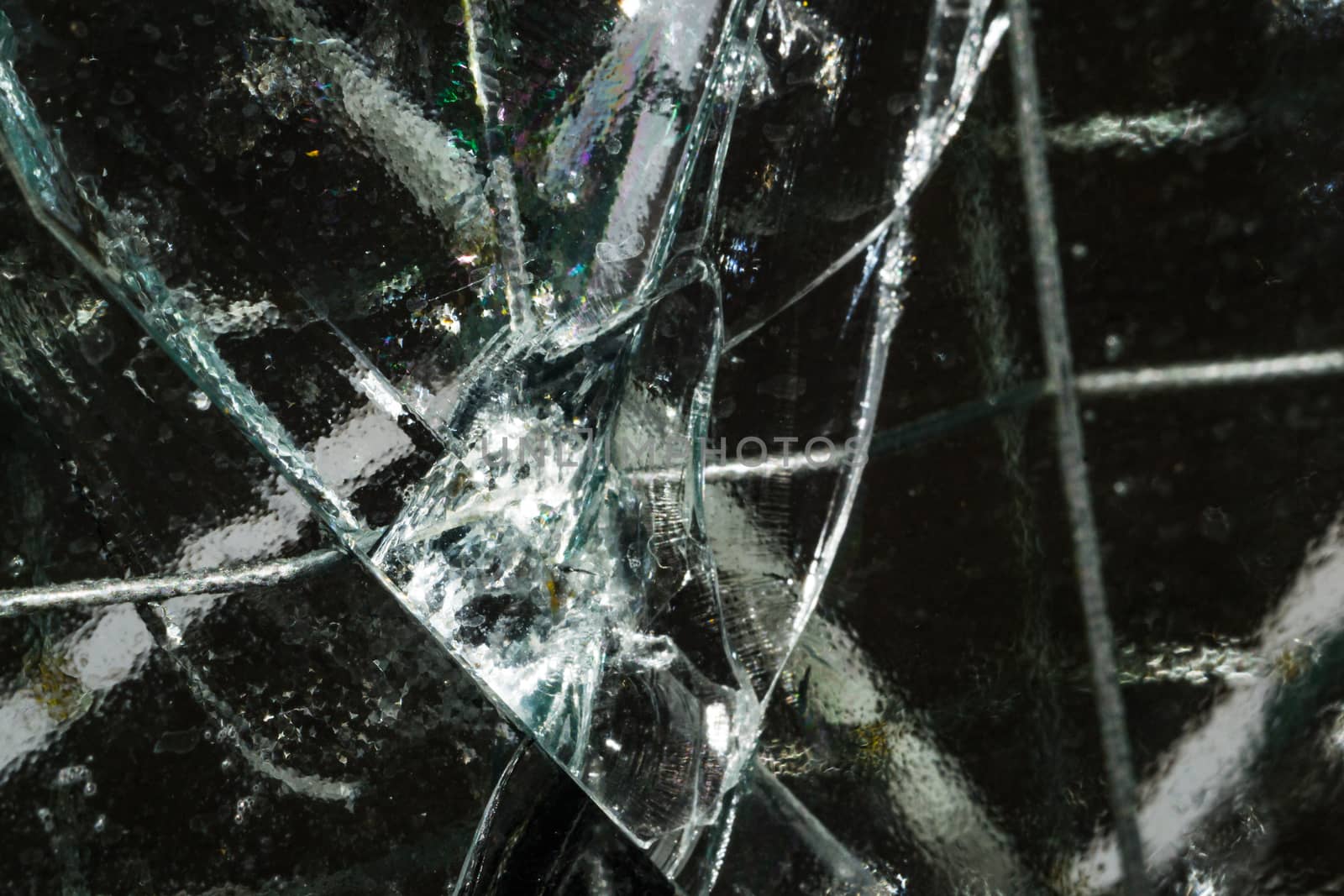 cracked glass cracked glass macro photo in the context of