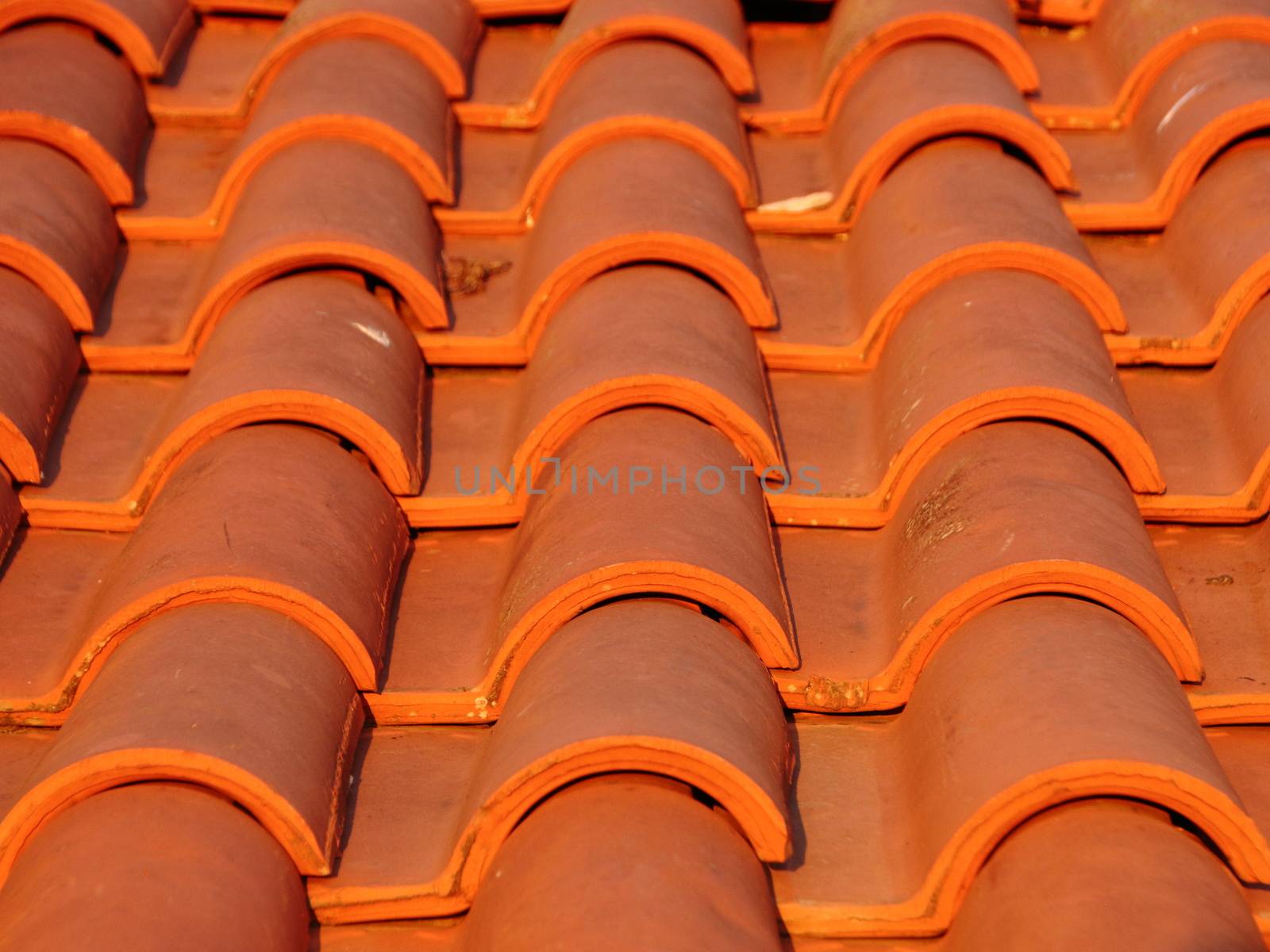New Tile Brick Roof in Red Colors by HoleInTheBox