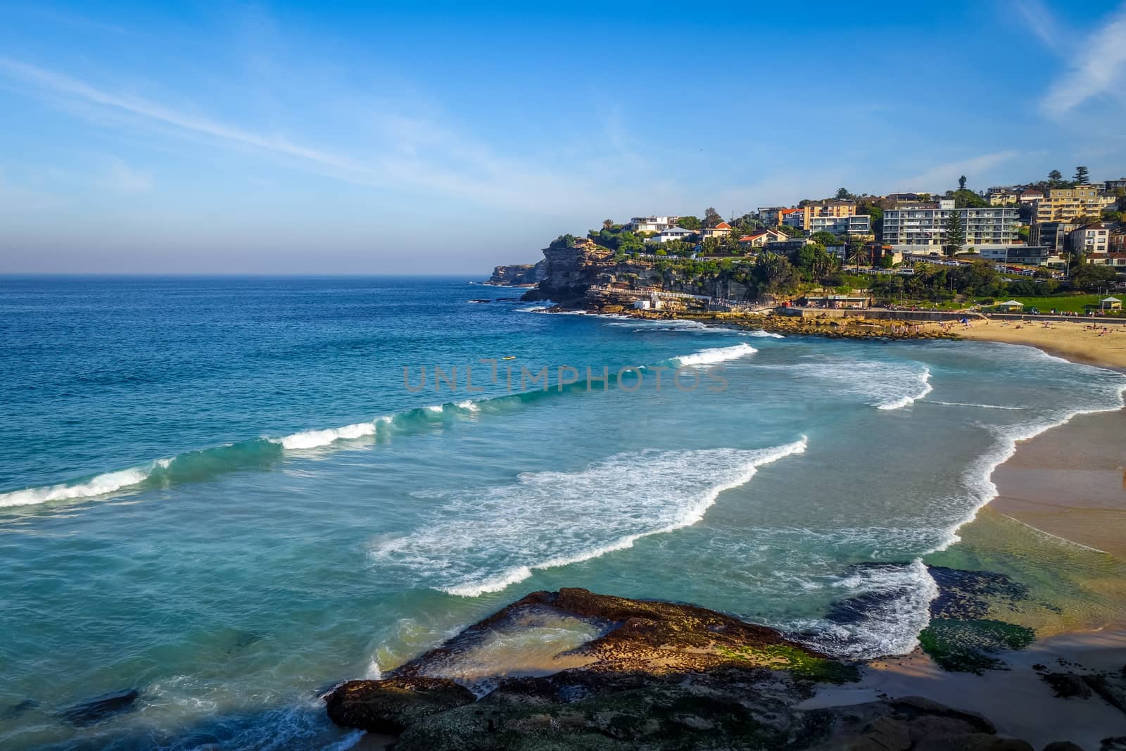 Bronte Beach and seascape view, Sidney, Australia