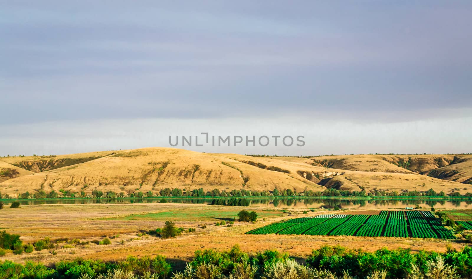 landscape field mountain expanse trip to the South of Russia, Bashkiria, Urals, Ural mountains