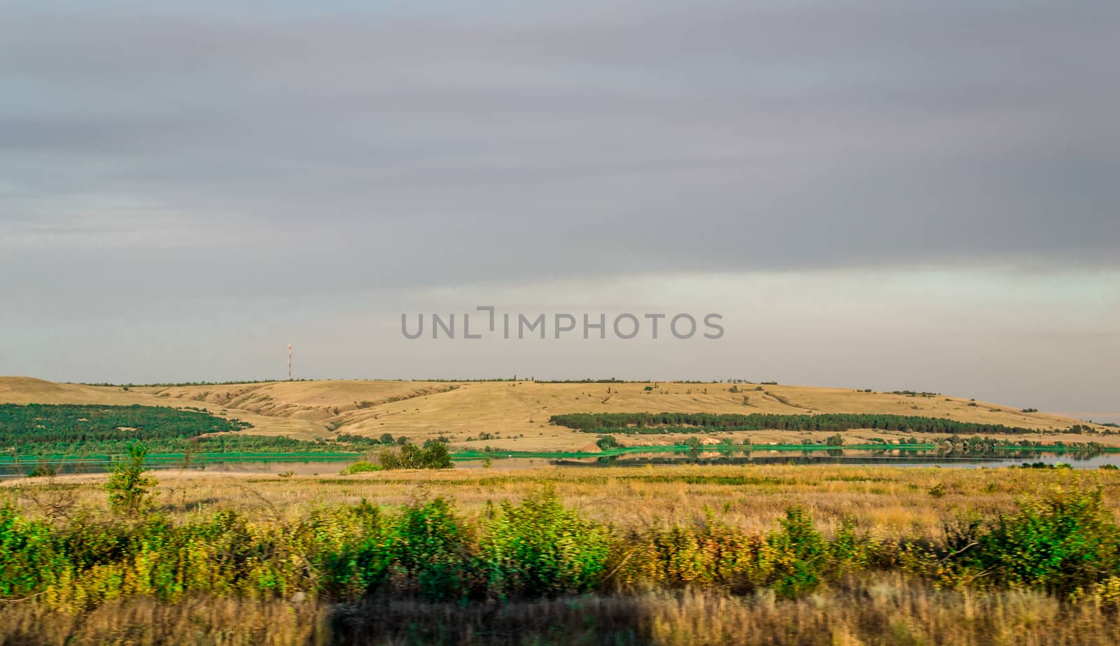 landscape field mountain expanse trip to the South of Russia, Bashkiria, Urals, Ural mountains