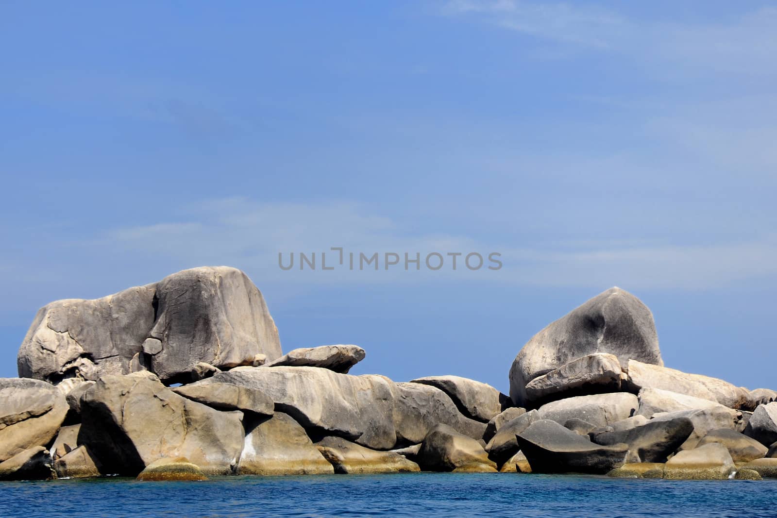 Similan island, Island on the sea south of Thailand.