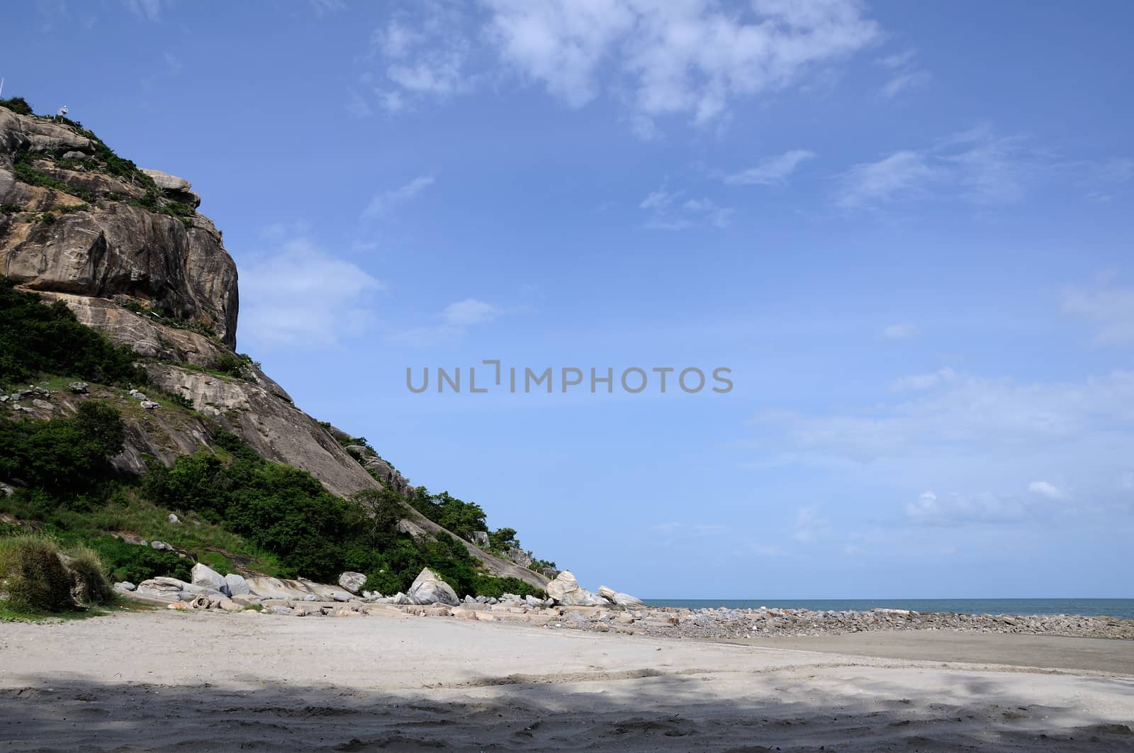 Hua-Hin beach, Prachuapkhirikhan Sout of Thailand.