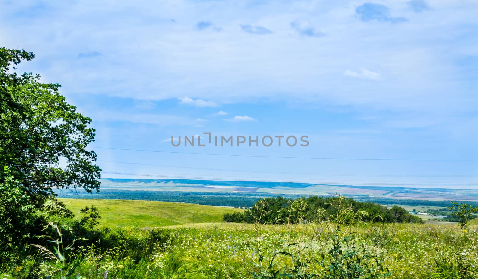 landscape field mountain expanse trip to the South of Russia, Bashkiria, Urals, Ural mountains