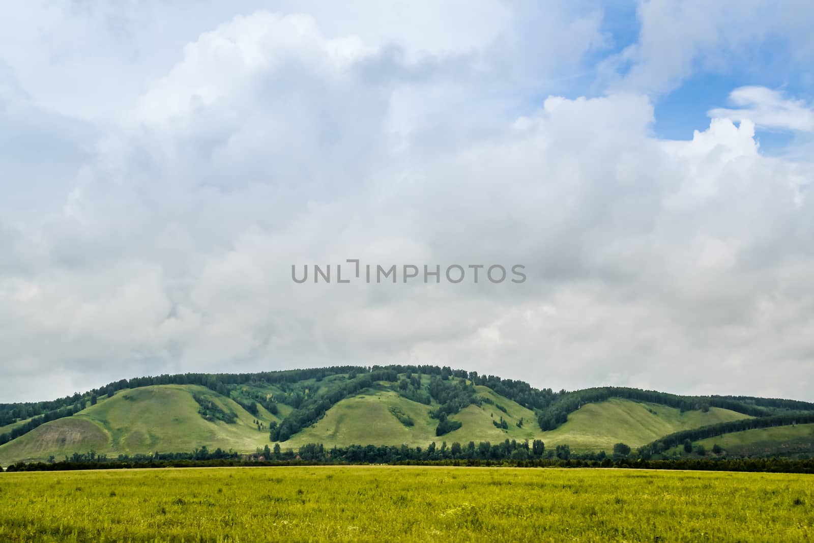 landscape field mountain expanse trip to the South of Russia, Bashkiria, Urals, Ural mountains