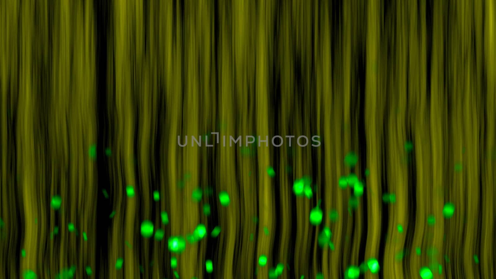 Abstract background with vertical lines and particles. 3d rendering