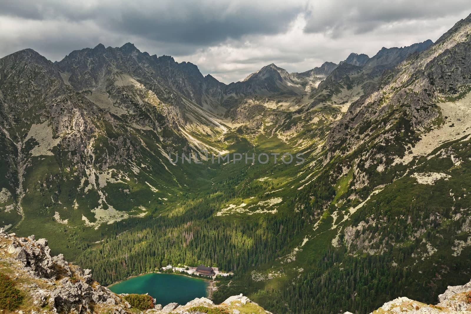 Popradske pleso lake valley in High Tatra Mountains, Slovakia, Europe by igor_stramyk