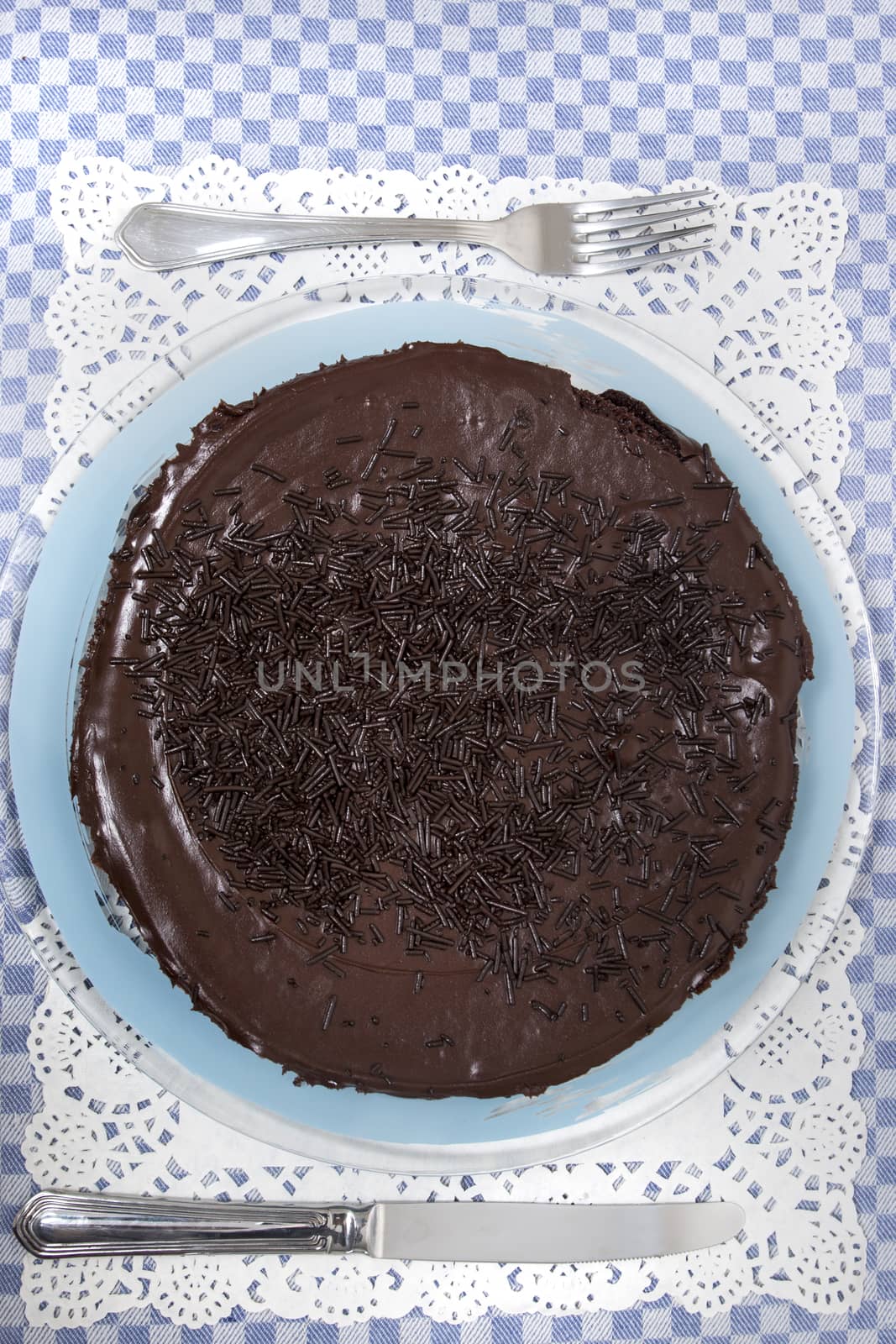 Typical brazilian chocolate cake, called brigadeiro, usually available in portuguese cuisine as well.