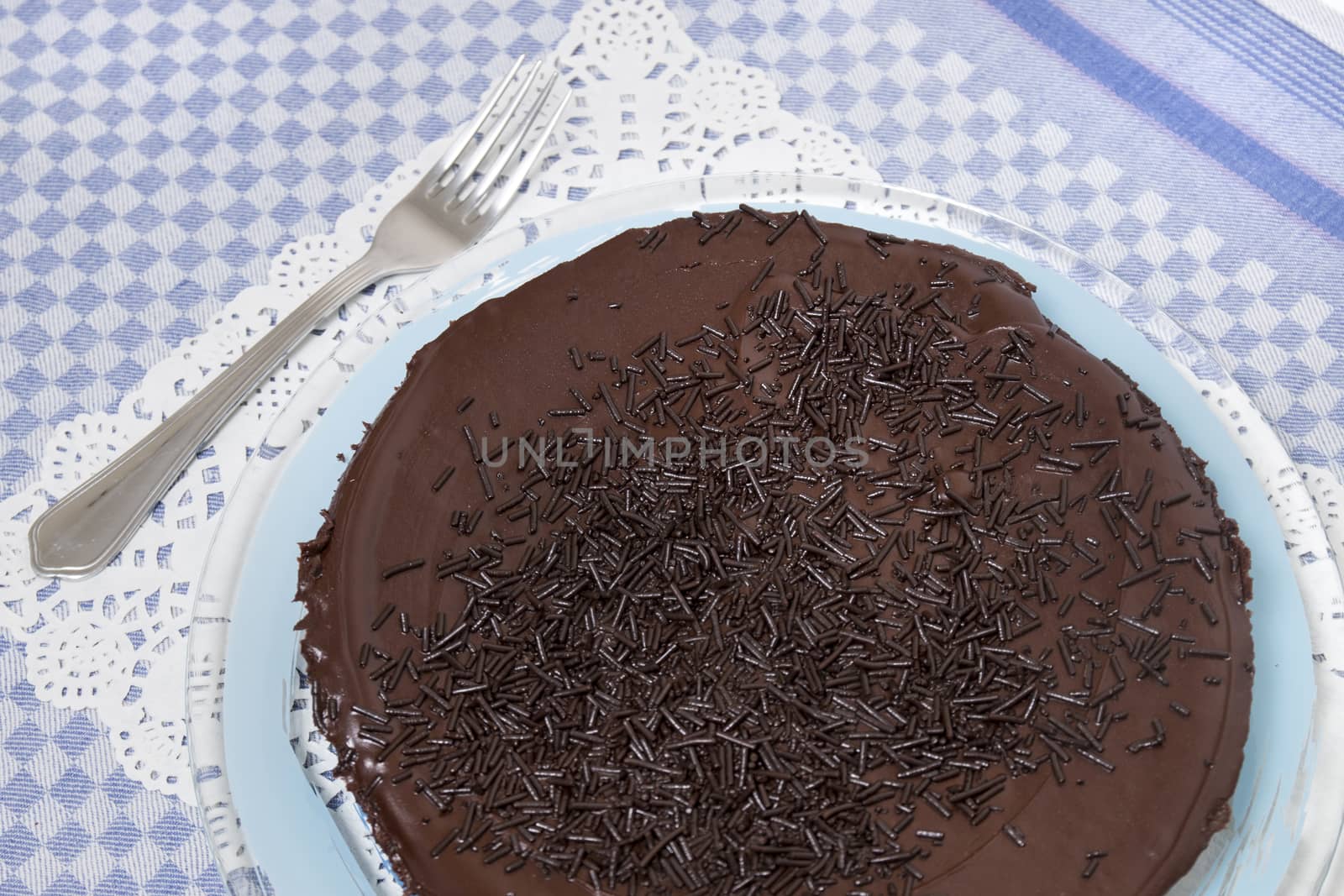 Typical brazilian chocolate cake, called brigadeiro, usually available in portuguese cuisine as well.