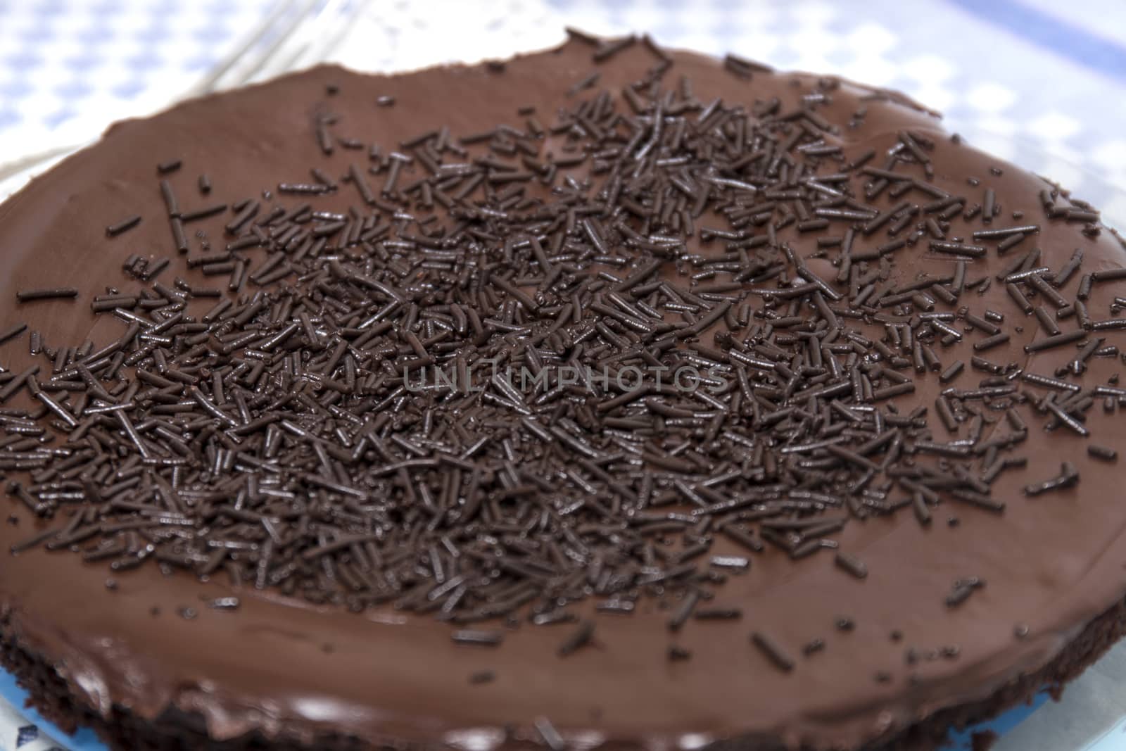 Typical brazilian chocolate cake, called brigadeiro, usually available in portuguese cuisine as well.