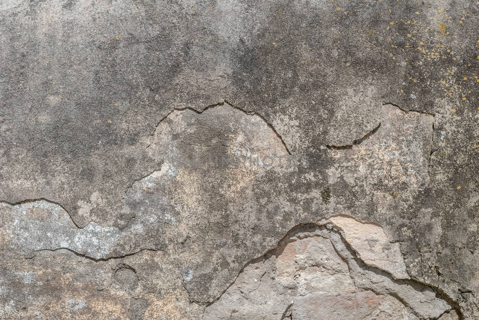abstract concrete, landscape style, weathered with cracks and scratches