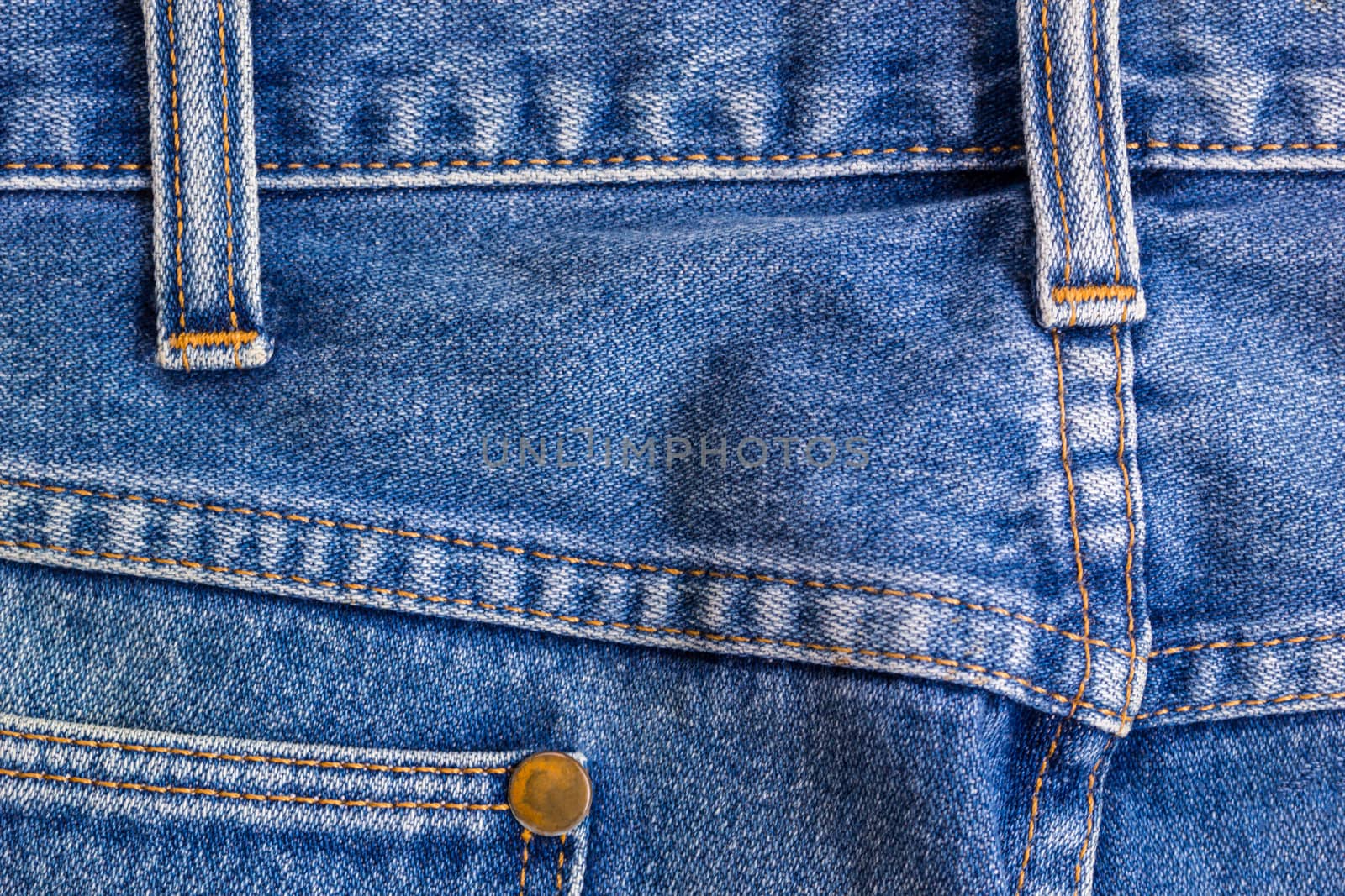 blue jeans texture and background, close-up denim jeans
