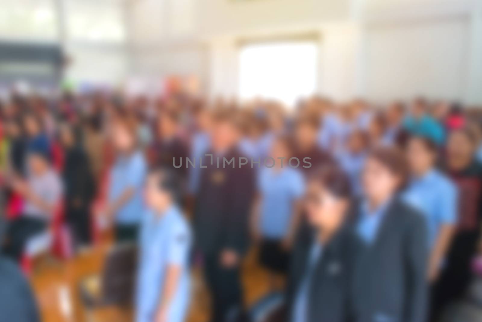 Blur of business Conference and Presentation in the conference hall.