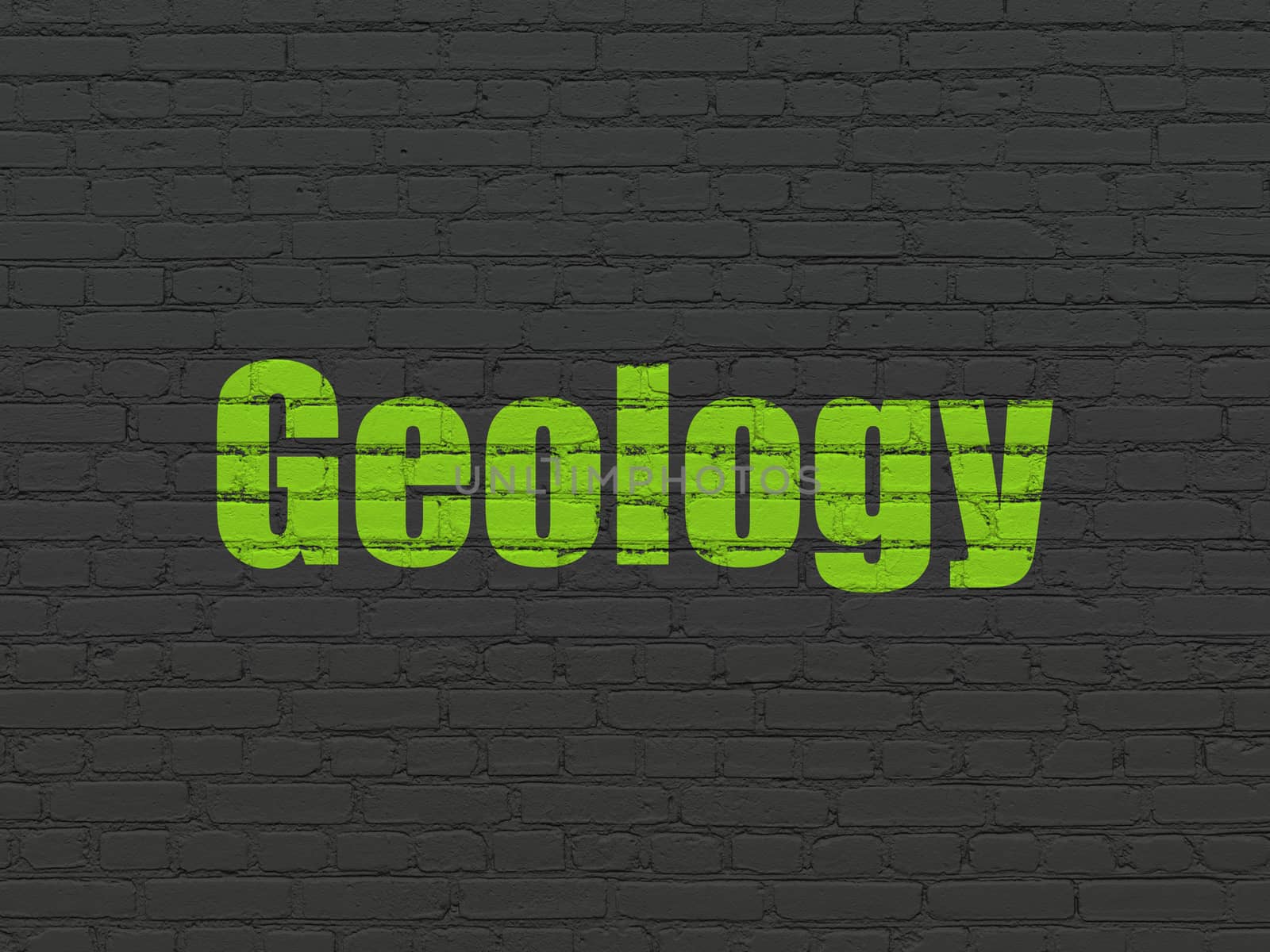 Science concept: Geology on wall background by maxkabakov