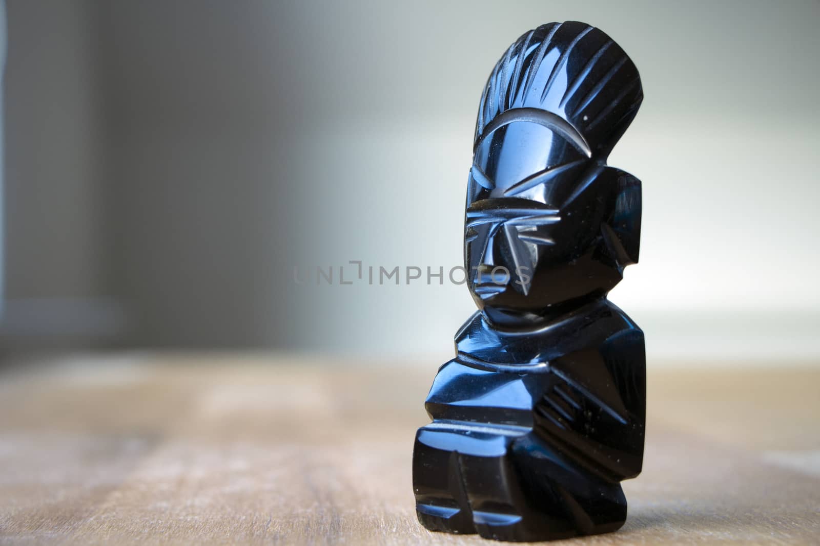 An Aztec Obsidian Ancient Statuette by Mads_Hjorth_Jakobsen